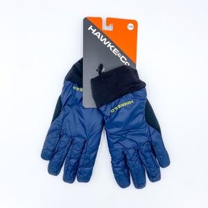 Hawke & Co Navy & Black Puffer Winter Gloves